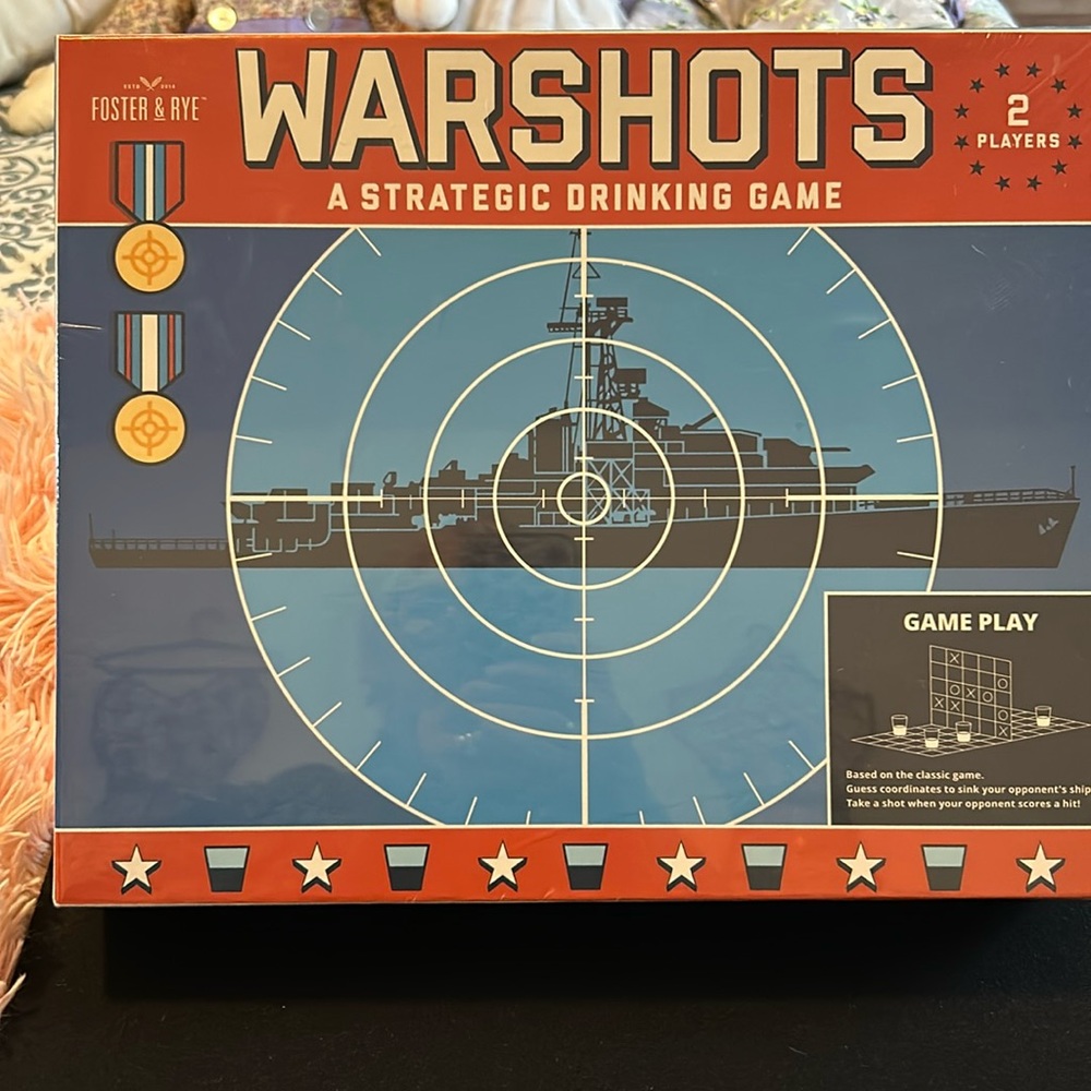 New in Sealed Box WARSHOTS drinking game